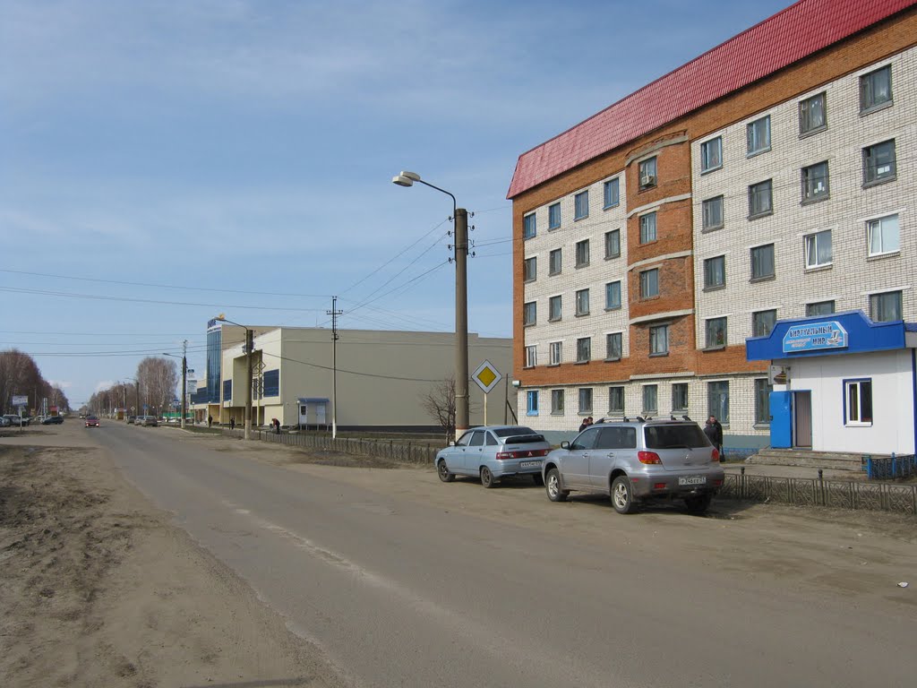 Улица 30 лет Победы (Вид на запад)  /  Street of 30 years of the Victory (View on west), Ядрин