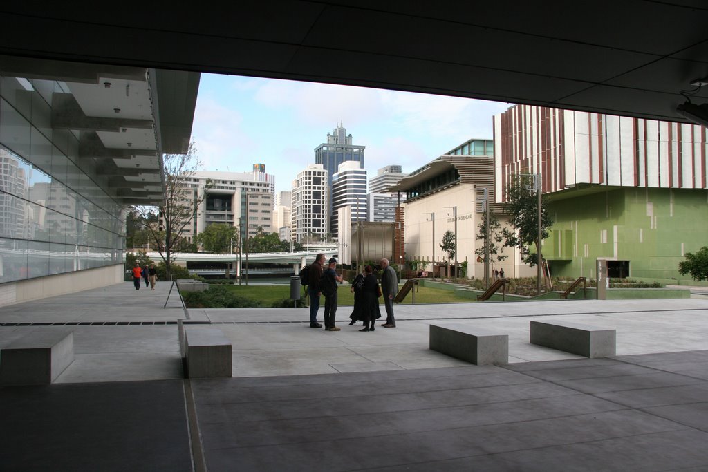 Brisbane CBD from Gallery of Modern Art, Southbank, Брисбен