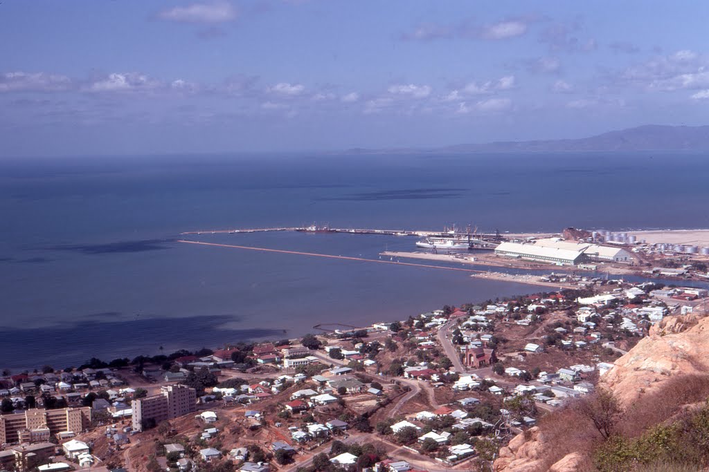 Townsville 1970, zicht op haven, Таунсвилл