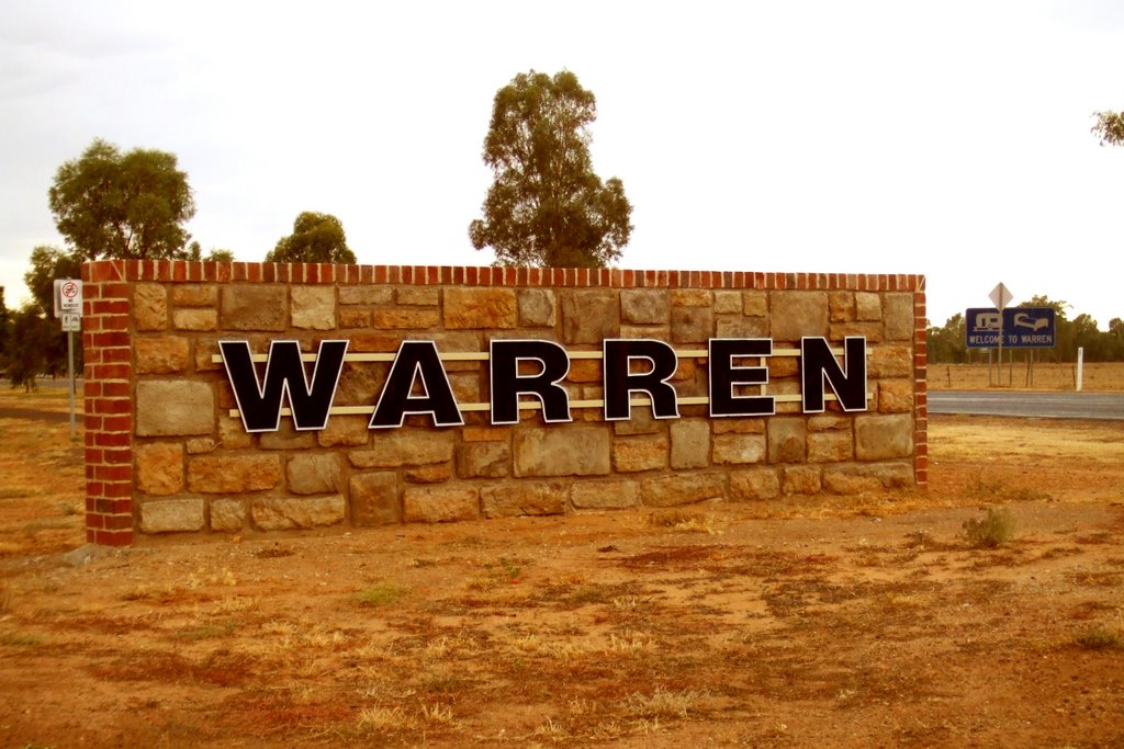 Welcome Sign - Warren, NSW, Албури