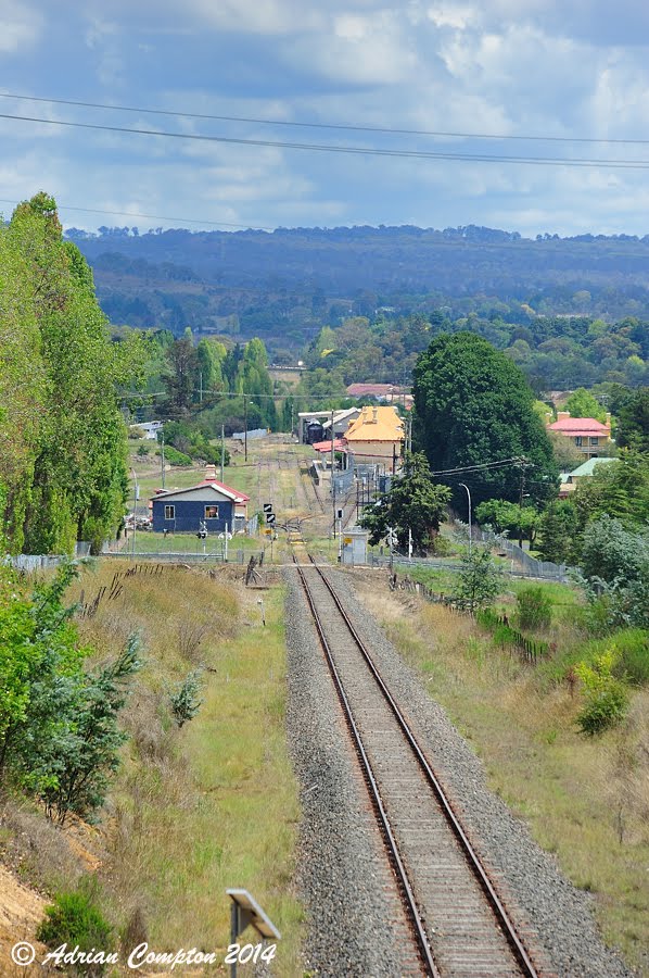 a view nth west at Armidale Rly. Stn., NSWm 21 Feb 2014., Армидейл