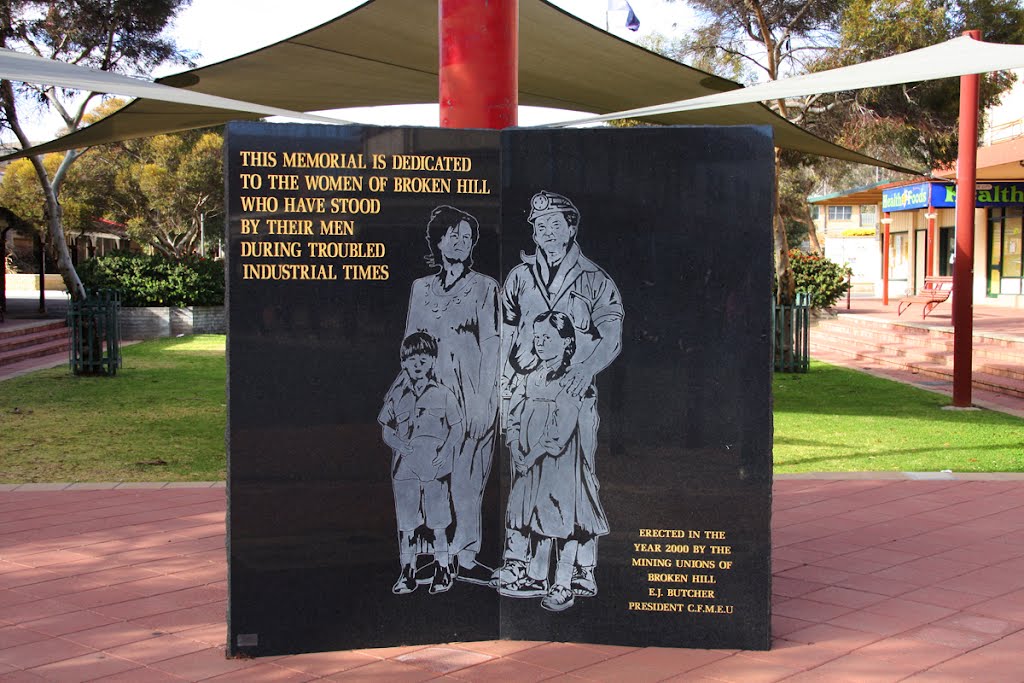 Memorial dedicated to the Women of Broken Hill, Брокен-Хилл