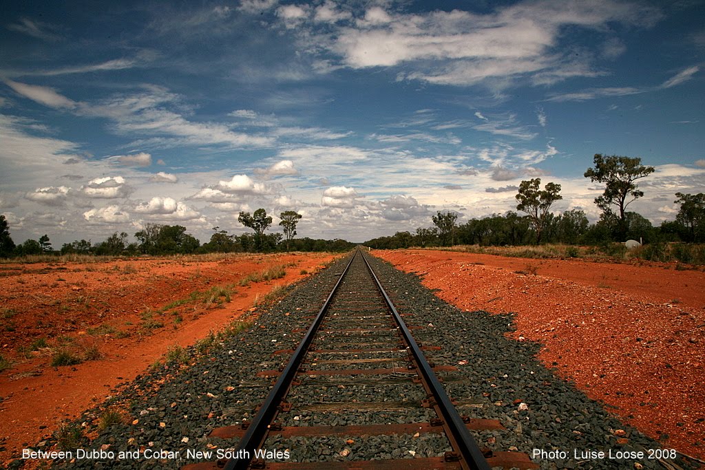 Rails between Dubbo and Cobar, New South Wales, Оранж