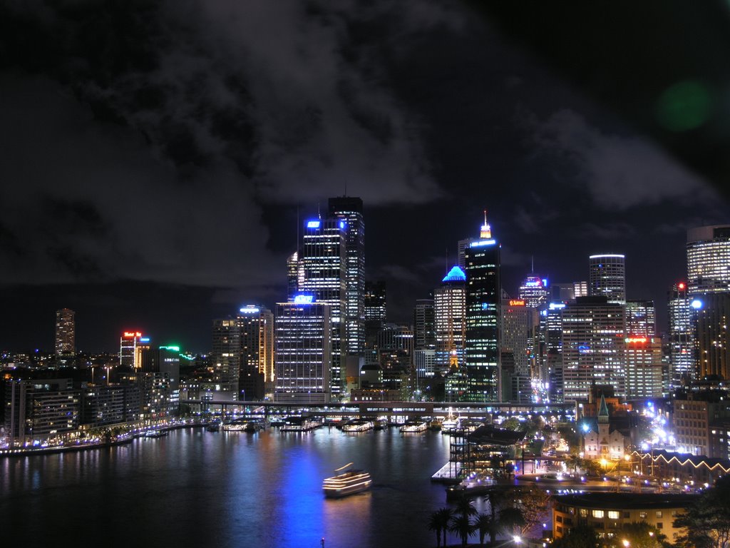 Sydney Night from Bridge, Сидней
