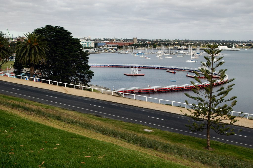 Geelong Foreshore from Eastern Park Circuit, Гилонг