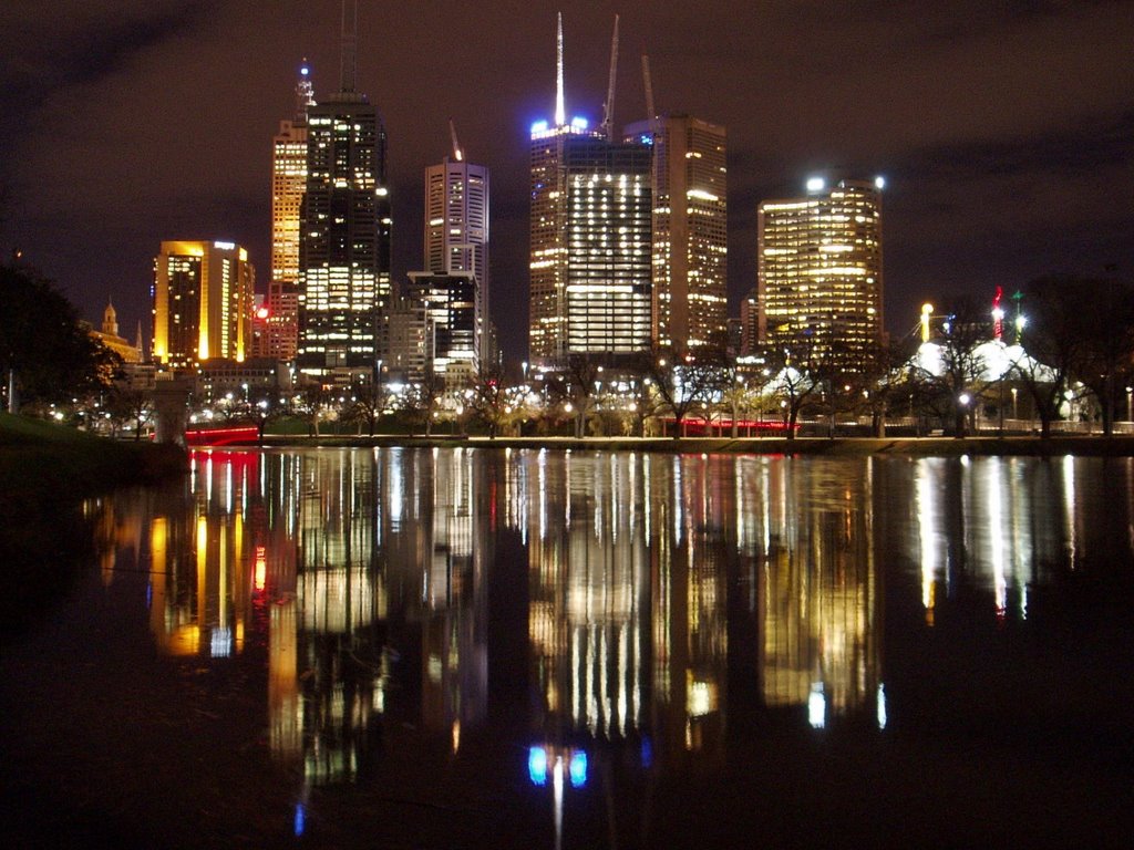 Melbourne at Night, Мельбурн