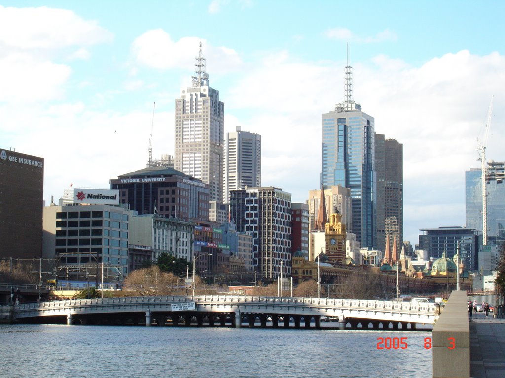 雅拉河畔一景., Мельбурн