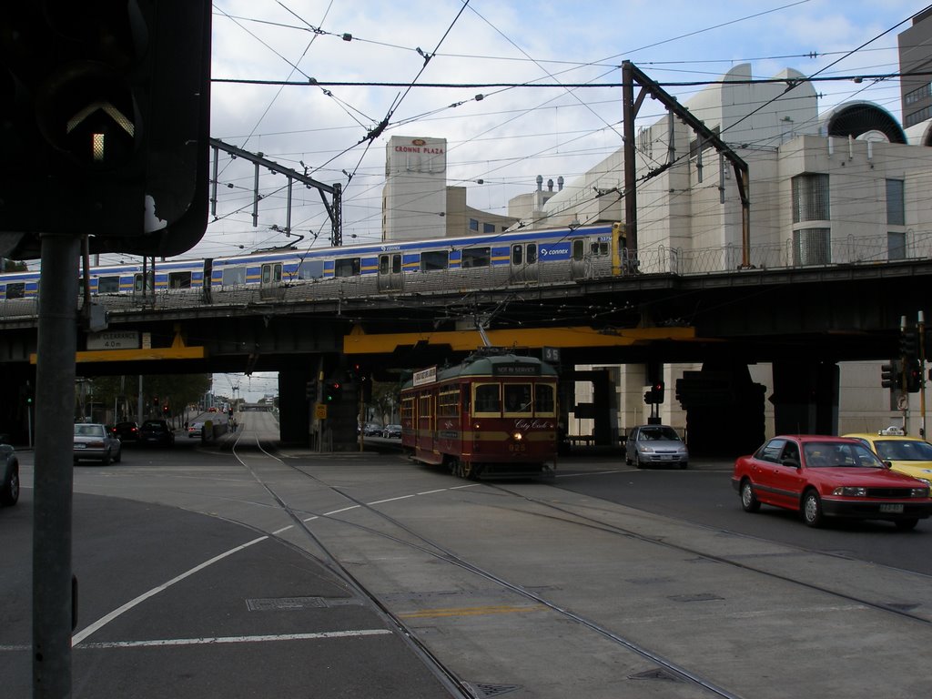 Tram & Train on Spencer Street (Mar 4, 2007), Мельбурн