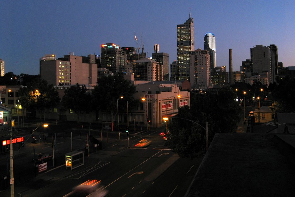 Blick auf Melbourn vom Hostel aus, Мельбурн