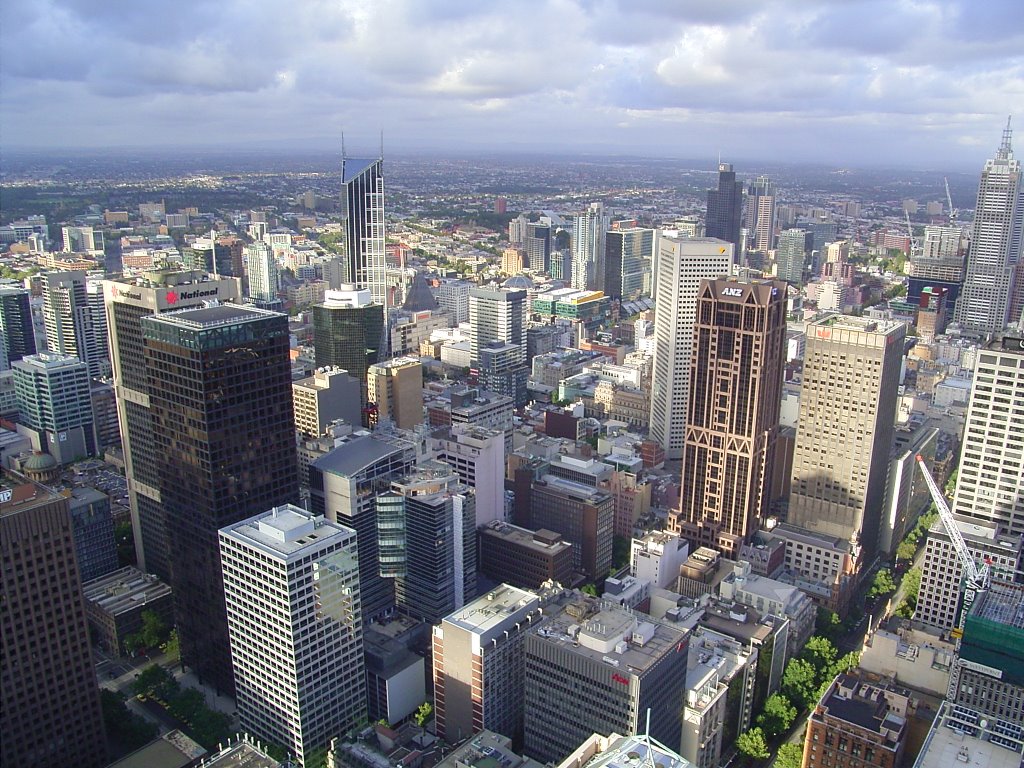 Melbourne - View from Rialto Tower, Мельбурн