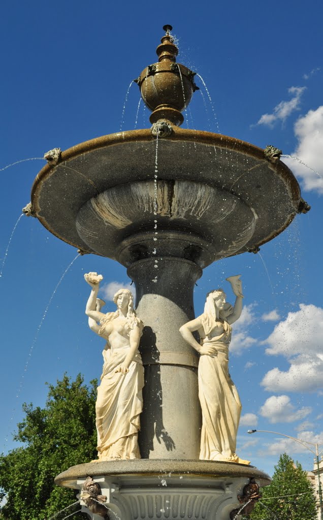 Alexandra fountain, Bendigo, Бендиго