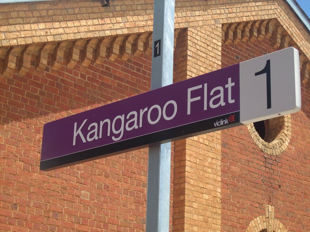 Kangaroo Flat Railway Station Platform 1, Водонга