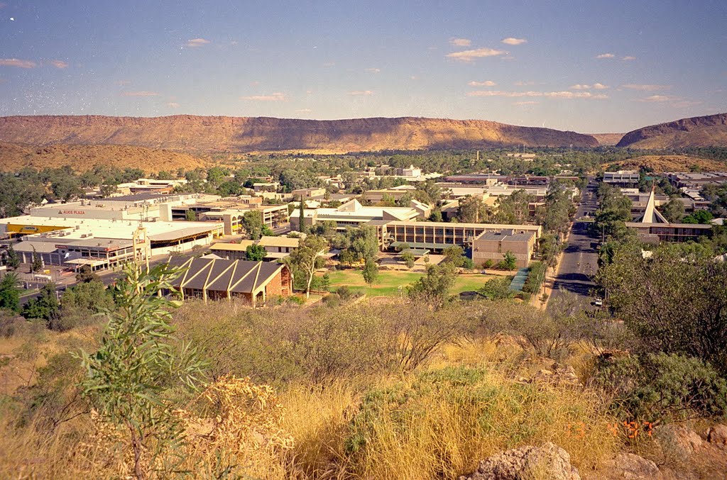 View on Alice Springs, Northern Territory, Australia 1997, Алис Спрингс