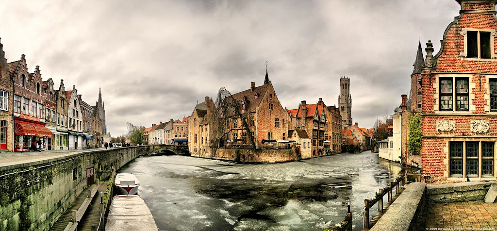 Winter in Brugge, Belgium, Брюгге