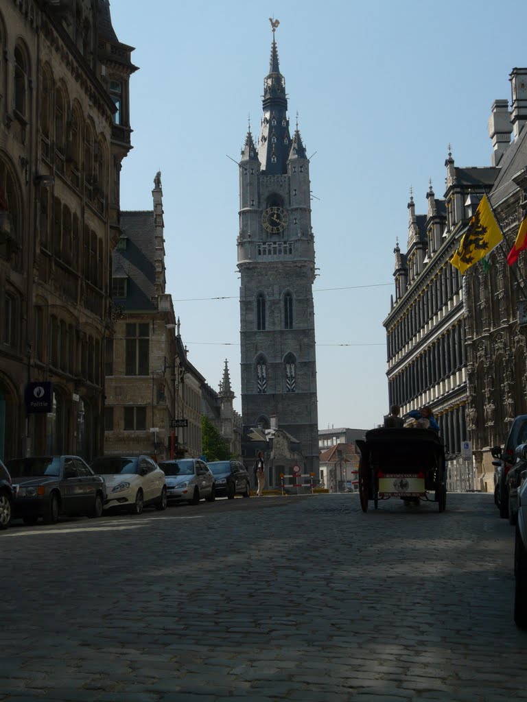 The Belfry of Ghent on a quiet moment, Гент