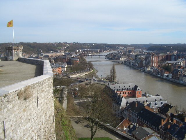 俯瞰Namur, Намюр