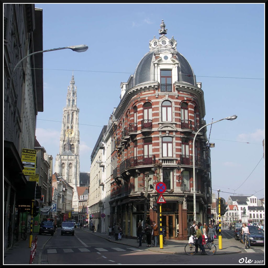 Kammenstraat / One Lieve Vrouwekathedral [Antwerpen 2007/04], Антверпен