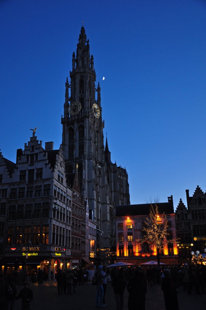 Antwerpen, Grote Markt * OLV Kathedraal, Антверпен
