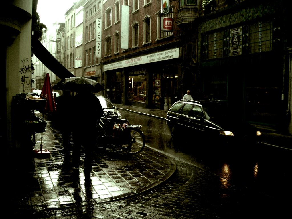 Rainy Antwerp day, Антверпен