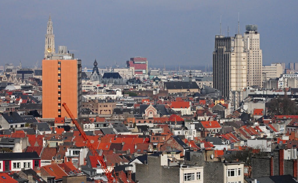 Antwerpen, Kathedraal, Boerentoren, Oudaan, MAS, Антверпен