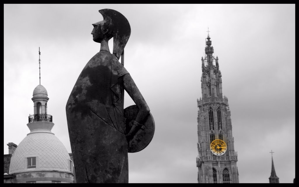 Athene, **goddess of war** in Antwerpen, Антверпен