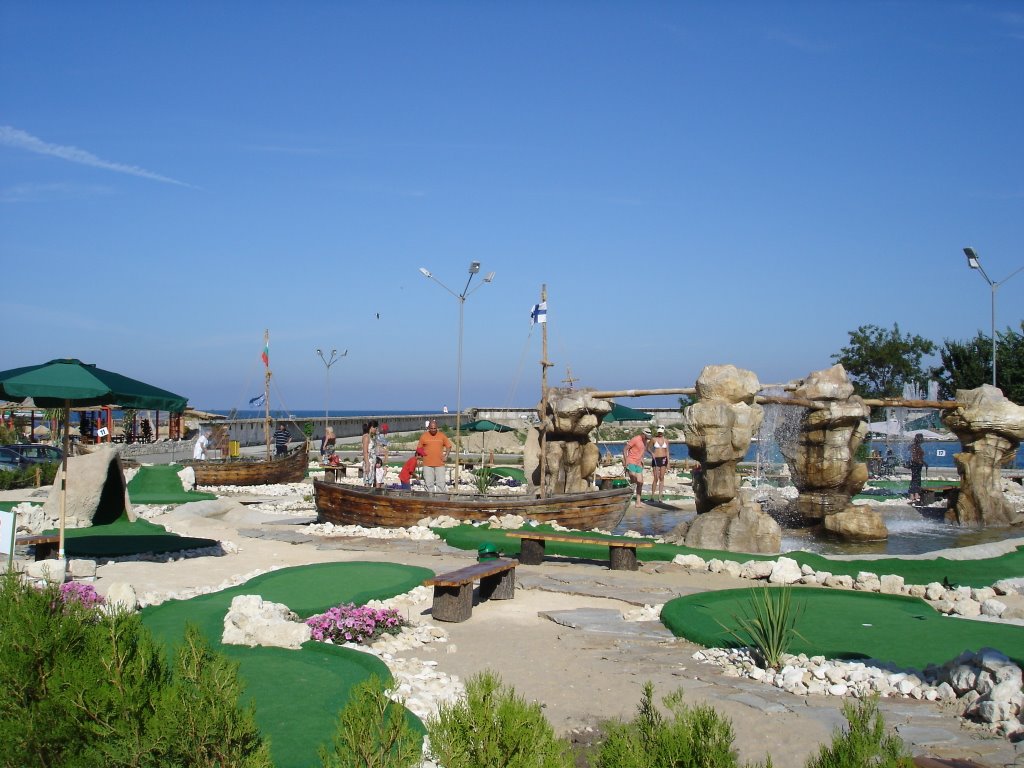 Minigolf Playground in Golden Sands, Varna, Золотые Пески