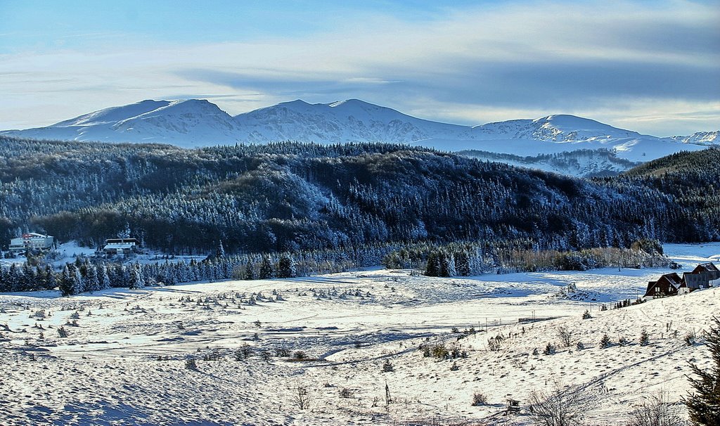 View from Uzana, winter, Михайловград