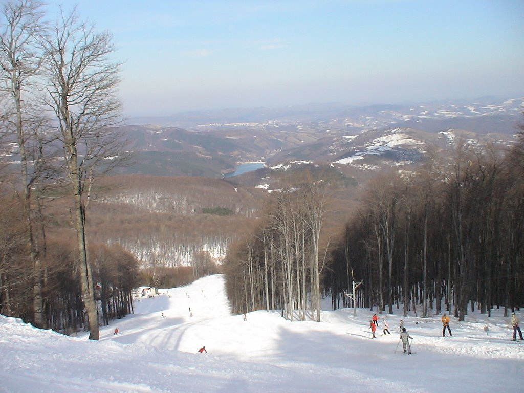 view from ski track Uzana Tour, Михайловград