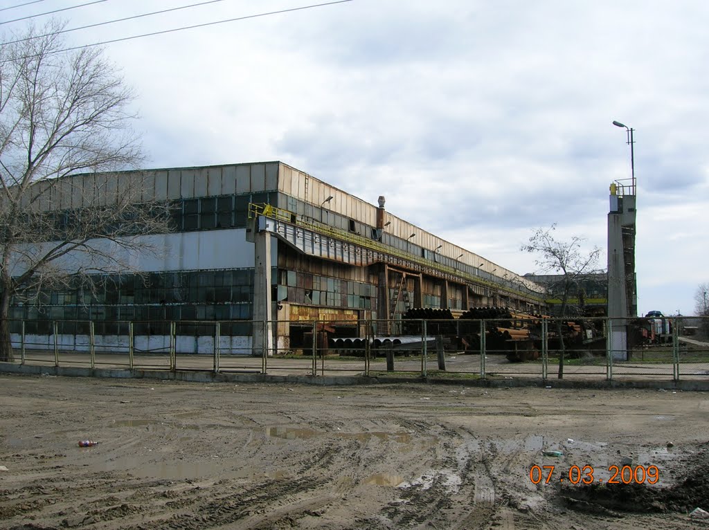Industrial zone in Zimnicea, near Danube, Свиштов