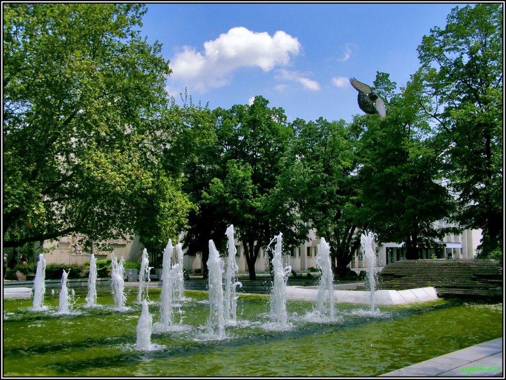 Haskovo - fountain, Хасково