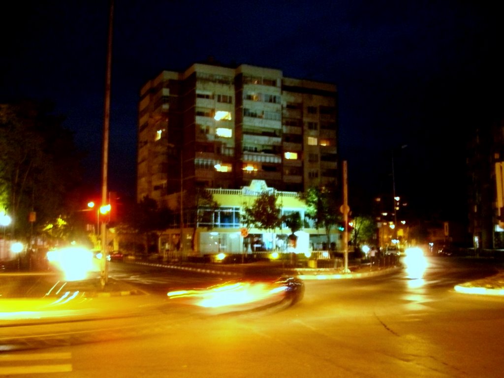 Asenovgrad. Night, Асеновград