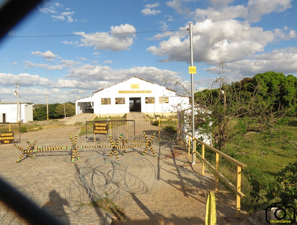 Base  militar da  ilha do Fogo, rio São Francisco, Жуазейро