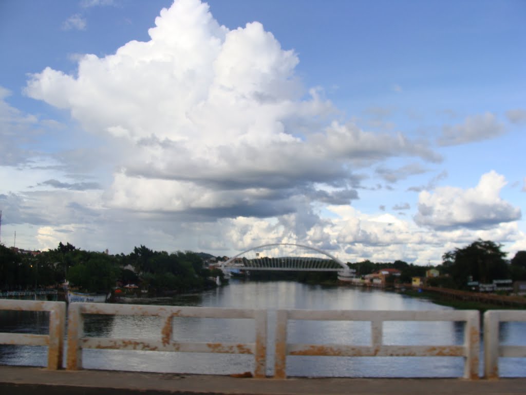 Santa Maria da Vitória - BA, vista da ponte, Санта-Мария