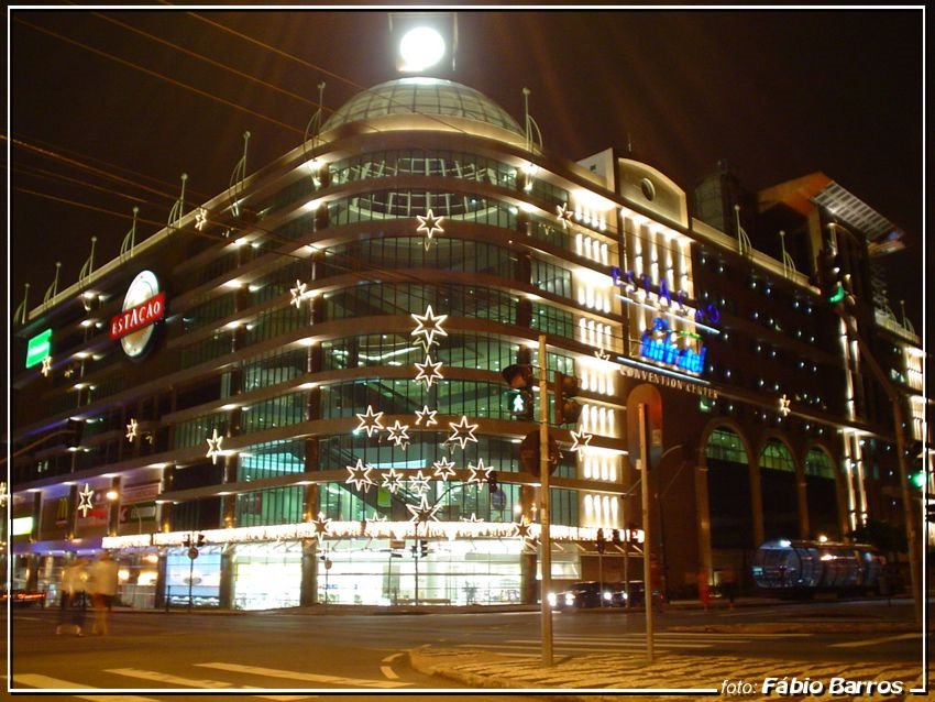 Shopping Estação -  noite (www.cidade3d.uniblog.com.br), Куритиба