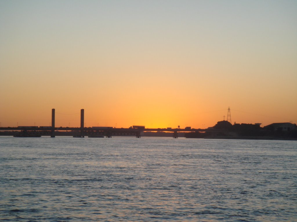 Pôr-do-sol no rio São Francisco, Петролина