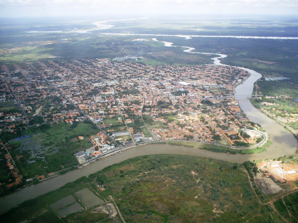 Vista do Rio Igaraçu - Parnaíba by Morais Brito, Парнаиба