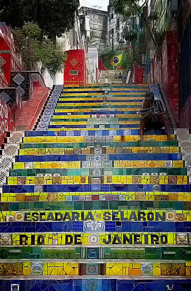 *- Escadaria do Convento de Santa Teresa - *, Масау
