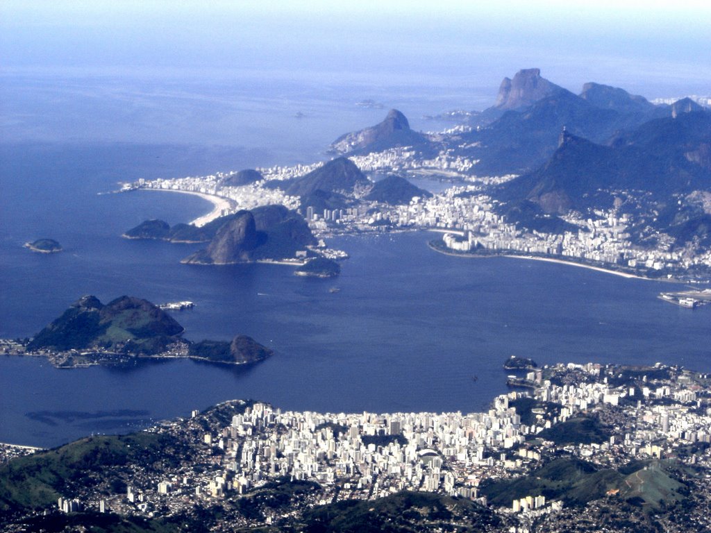 Vista aérea - R.M. Rio de Janeiro, RJ, Brasil., Нитерои