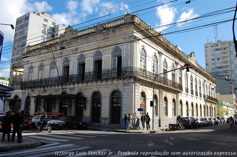 Palacete Braga (1871) - Clube Comercial de Pelotas. Prédio histórico em Pelotas (RS), Пелотас