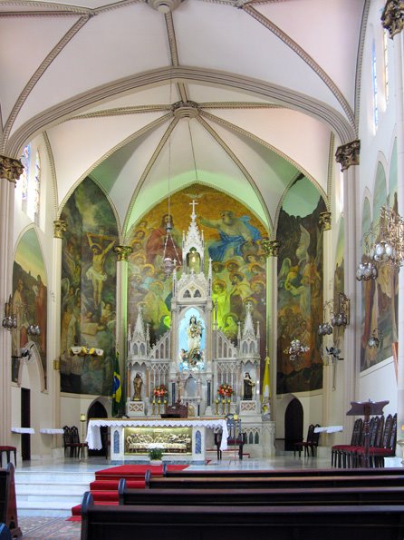Interior da igreja, Кампинас