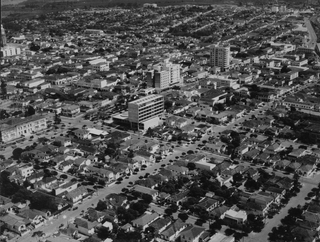 Foto aérea de Marília em 1960, Марилия