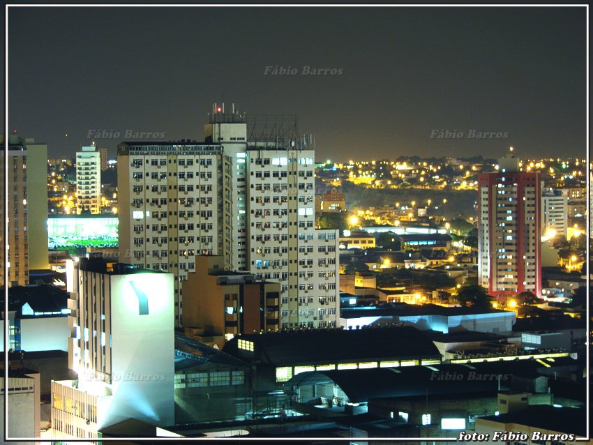 Foto aérea da Noite de Sorocaba - Foto: Fábio Barros (www.cidade3d.uniblog.com.br), Сорокаба