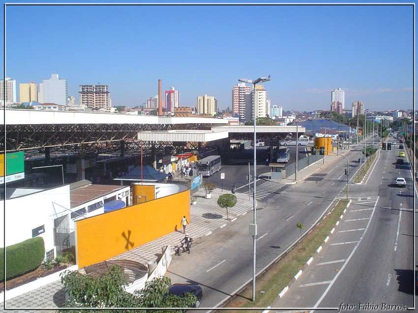 Terminal Santo Antônio e Av. Afonso Vergueiro -  Foto: Fábio Barros (www.facebook.com/Cidade3d), Сорокаба