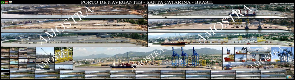 Porto de Navegantes - Relatório fotográfico da construção., Итажаи