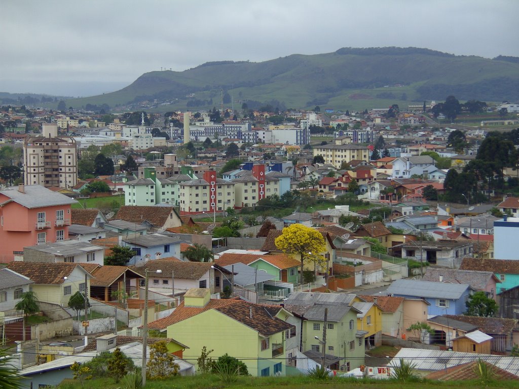 Vista da cidade de Lages, SC, Brasil, Тубарао