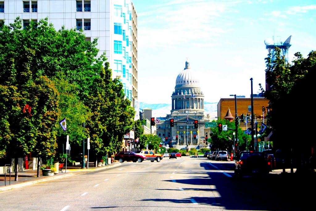 The State Capitol Building, Downtown Boise, Idaho, Бойсе