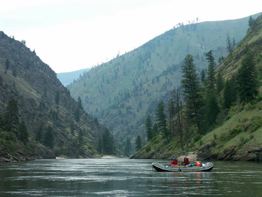 Rafting the Salmon River, Левистон