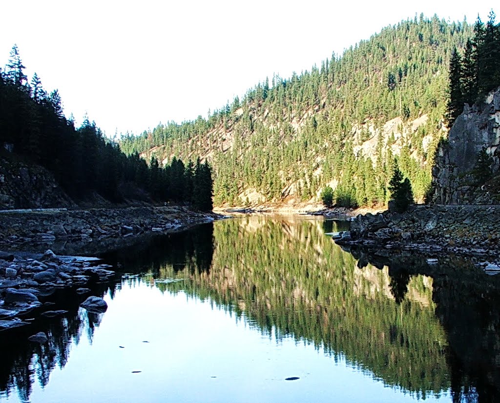 On the Clearwater River, Орофино