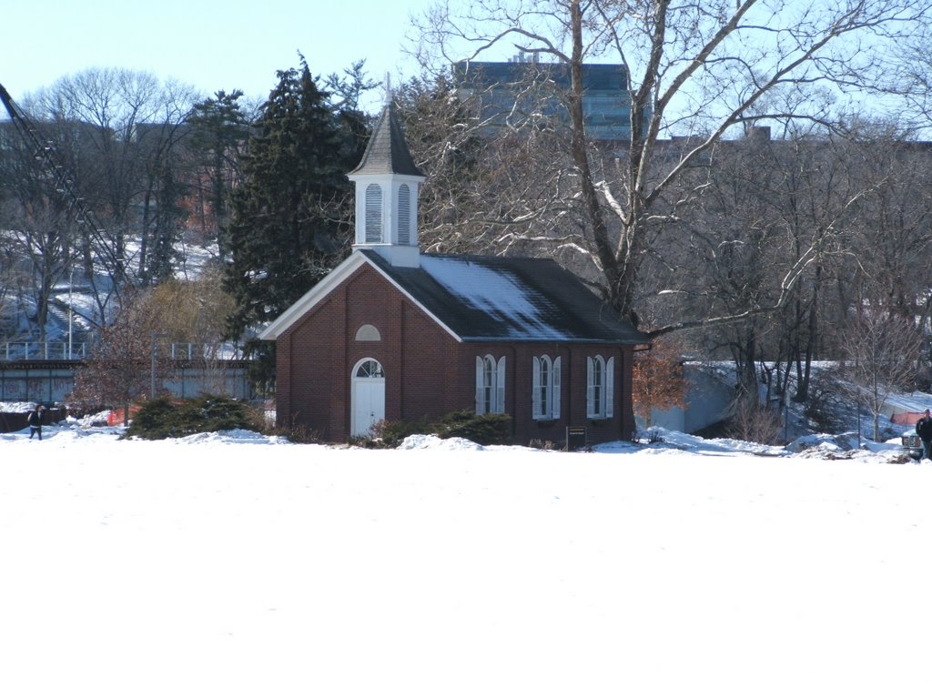 Danforth Chapel, Iowa City, IA in Winter 2008, Айова-Сити