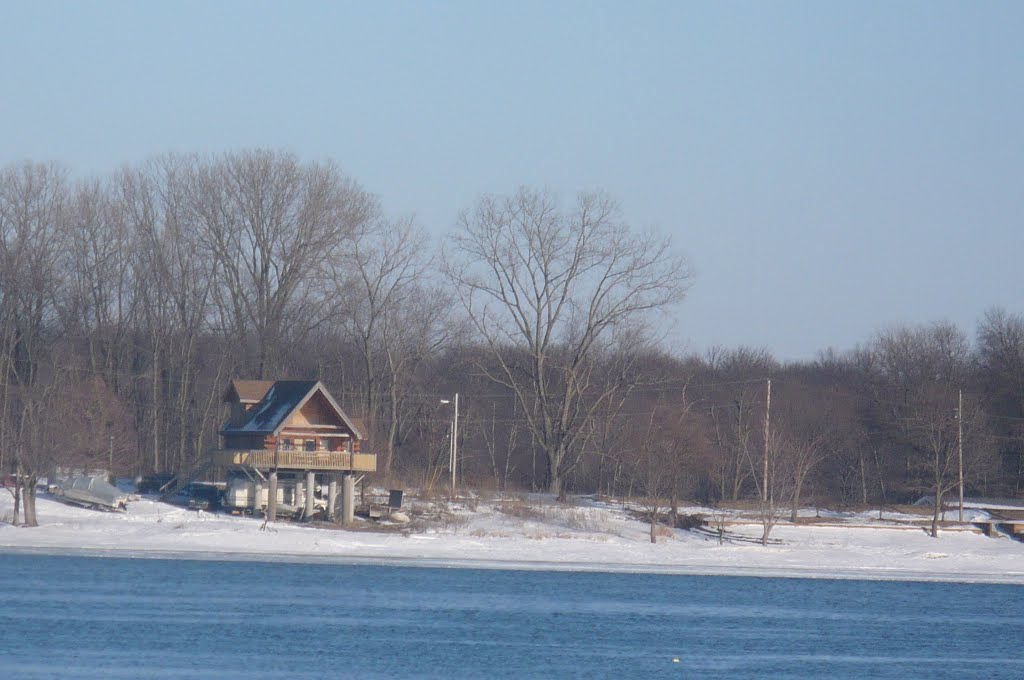 Mississippi River cabin, across from Burlington, IA, Барлингтон